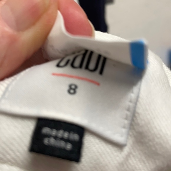 CAbi lined linen blend pants 8 L side zip trouser - Picture 3 of 5